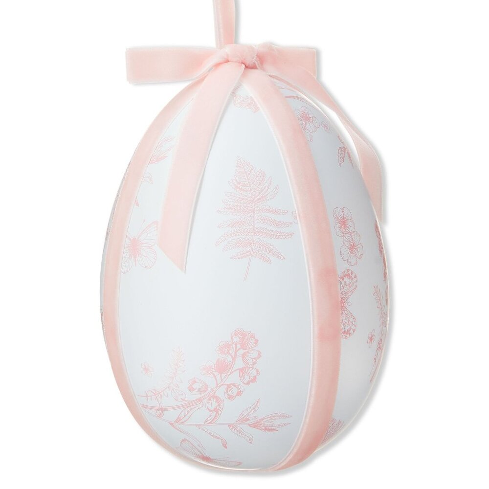 My Texas House Large Pink Floral Fabric Decorative Egg, 6in‎ - Easter 2025 - Picture 4 of 6